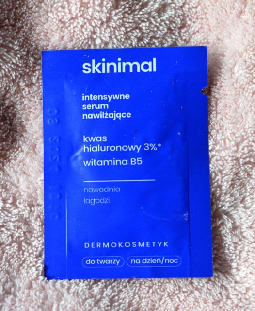 skinimal Serum do twarzy, Intensywne, Nawilżające, Kwas hialuronowy 3%, witamina B5