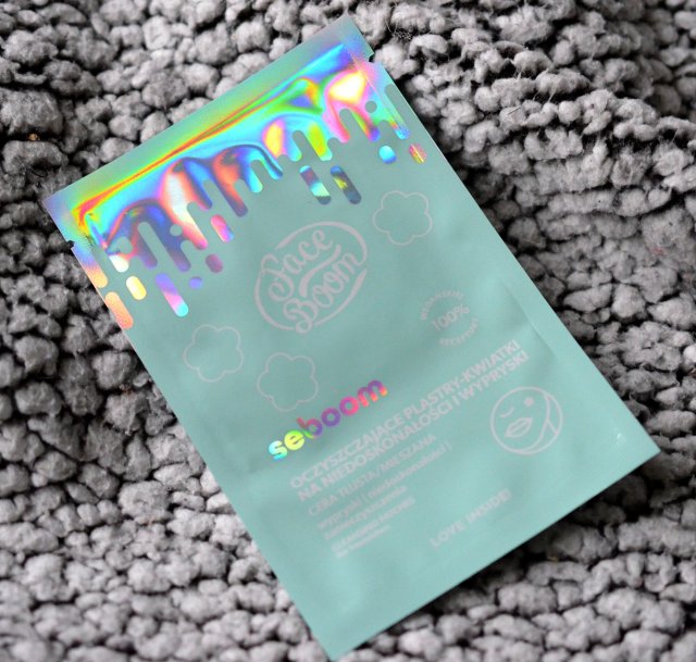 FaceBoom Plastry-kwiatki na niedoskonałości, Seboom, Oczyszczające, Cera tłusta/mieszana