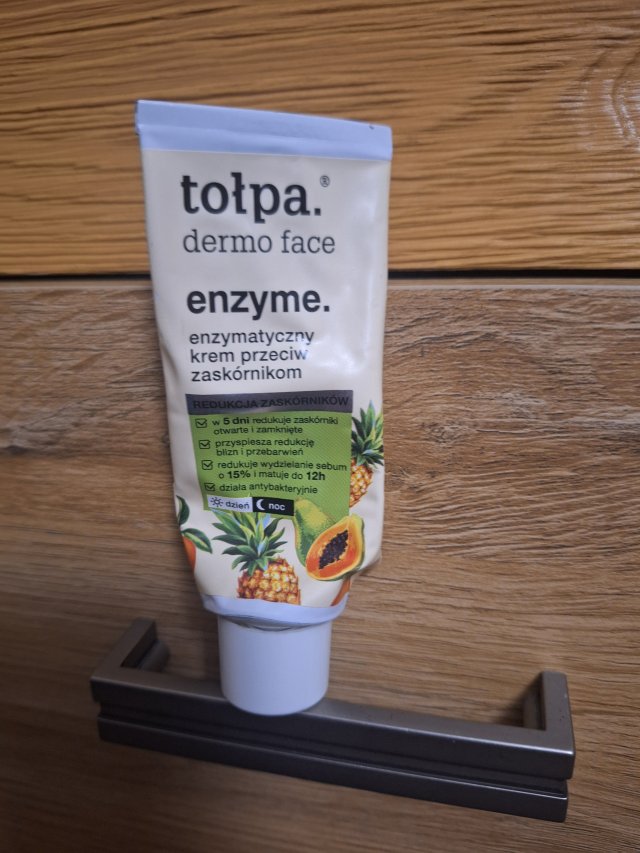 Tołpa Dermo Face, Enzyme. Krem do twarzy, Enzymatyczny, Przeciw zaskórnikom 