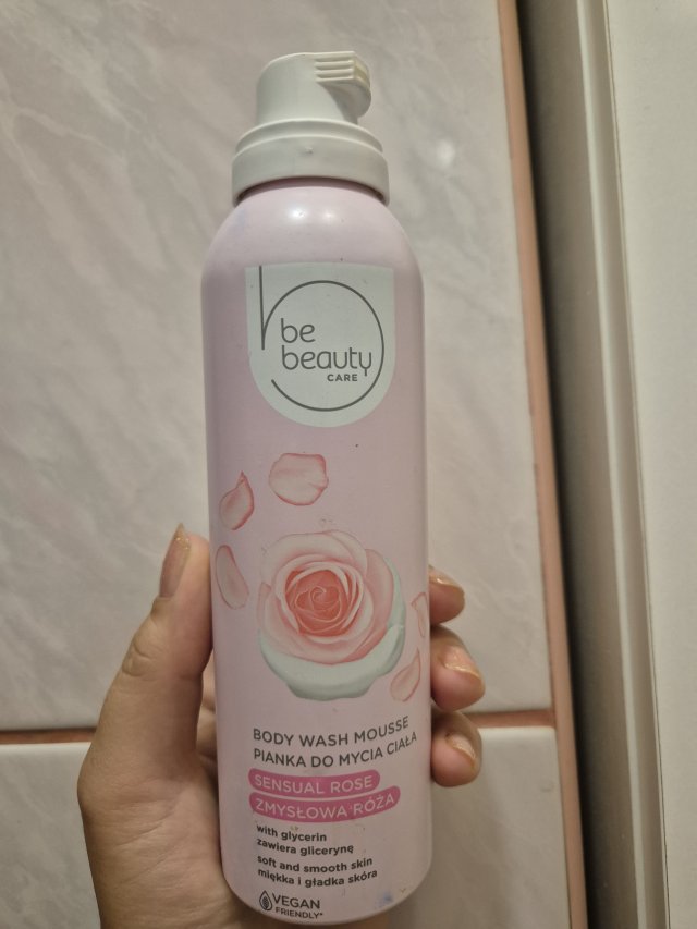 BeBeauty Pianka do mycia ciała, Zmysłowa róża