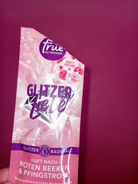 Tetesept Sól do kąpieli, Glitzer Liebe