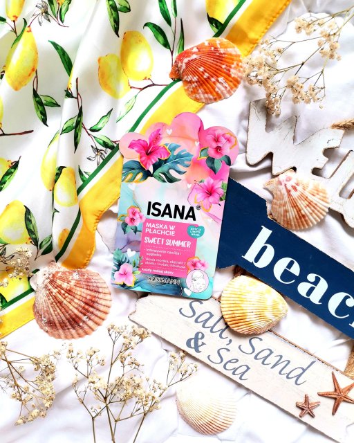 Isana Maska do twarzy w płacie, Sweet Summer