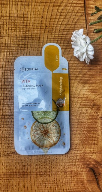 Mediheal Maska do twarzy w płacie, Vita Essencial Mask, Brightening