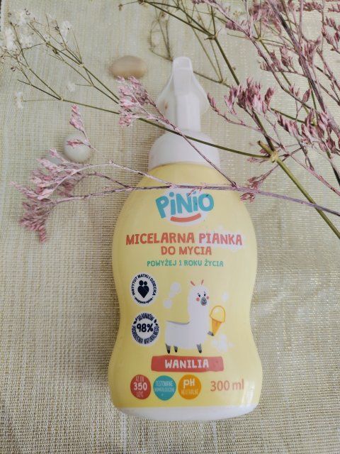 Pinio Pianka do mycia, Micelarna, Lody Waniliowe