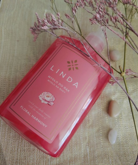 Linda Mydło w płynie, Kremowe, Róża i peonia