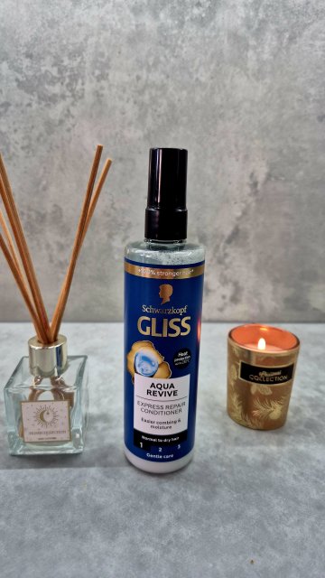 Schwarzkopf Gliss, Aqua Revive, Odżywka do włosów, Ekspresowa, Hyaluron Complex & Marine Algae