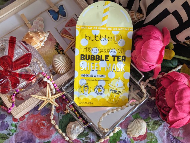 Bubble-T - Tropical Bubble Tea Sheet Mask - Maska w płacie 