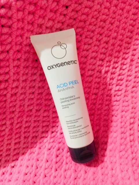 Oxygenetic Peeling do twarzy, Kwasowy, Odnawiający, AHA+PHA, Acid Peel 