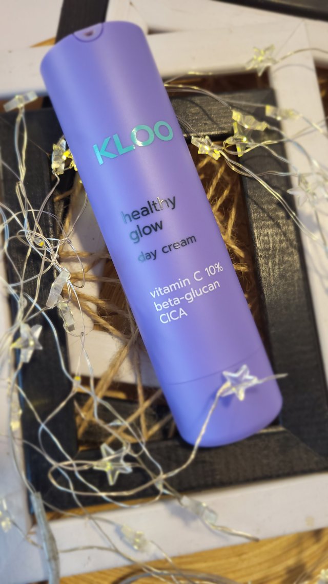 Kloo Krem do twarzy, Healthy Glow, Na dzień, Vitamin C 10%, beta-glucan, CICA