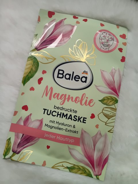 Balea Maseczka do twarzy w płacie, Magnolie