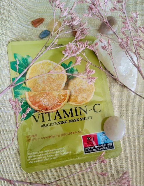 Baroness Maska do twarzy w płacie, Vitamin-C, Rozjaśniająca