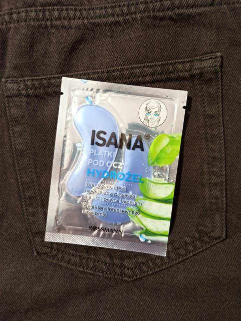 Isana Płatki pod oczy, Hydrożelowe, Kwas Hialuronowy i Aloes