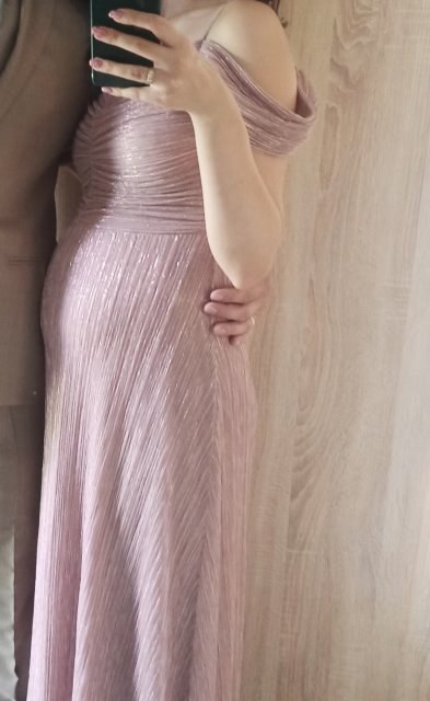 Buty i sukienka na wesele w 7mies ciąży 