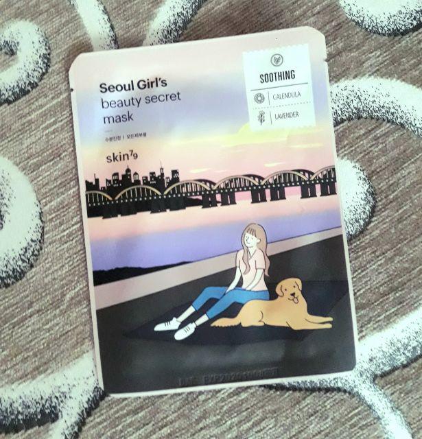 SKIN 79 Maska do twarzy w płacie, Seoul Girl's beauty secret mask, Soothing Care