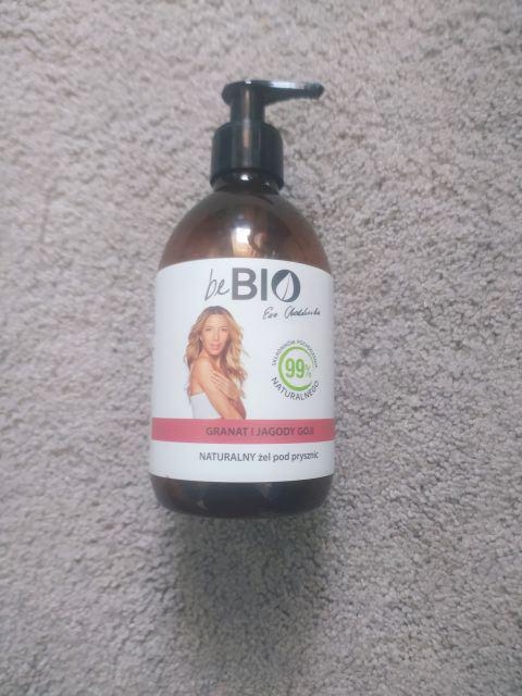 beBIO Żel pod prysznic, Naturalny, Granat i jagody goji 
