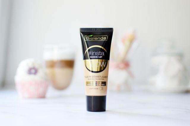 Bielenda #insta Make-up, Fresh Glow, Fluid rozświetlający do twarzy, nr 01 Light Beige