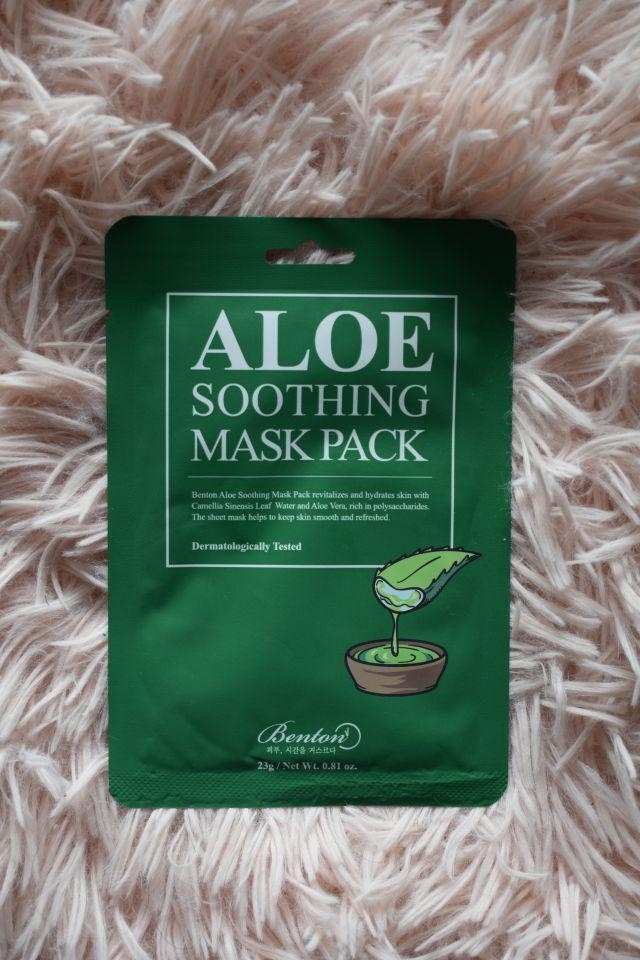 Benton Maska do twarzy w płacie, Aloe Soothing Mask Pack