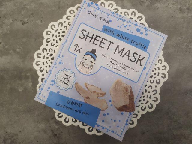 Mascot Europe Maska do twarzy w płacie, With White Truffle