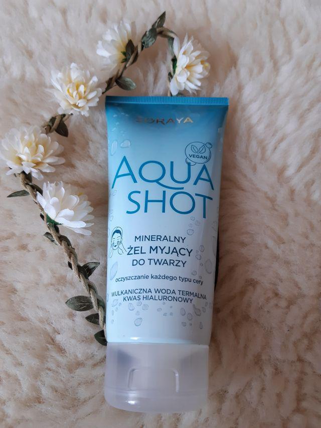 Soraya AquaShot, Żel do mycia twarzy. Mineralny