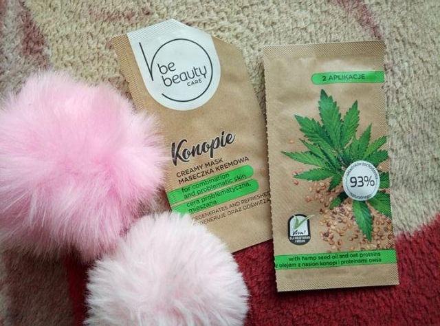 BeBeauty Care, Maseczka do twarzy, Kremowa, Cera problematyczna i mieszana, Regeneracja i odświeżenie, Konopie