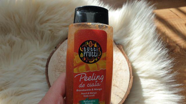 Farmona Tutti Frutti, Cukrowy peeling do ciała, Rewitalizujący, Brzoskwinia i Mango