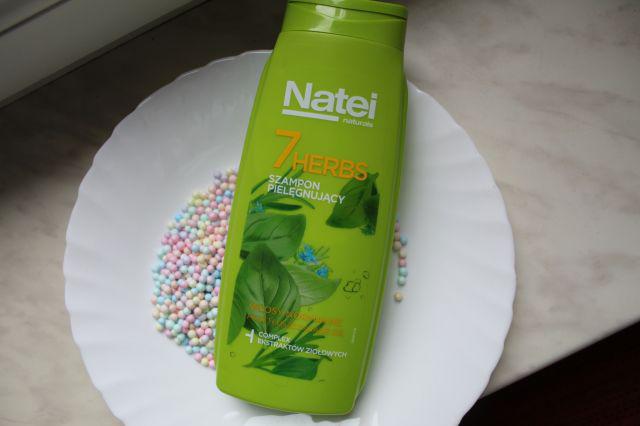 Natei Naturals, 7 Herbs, Szampon do włosów, Pielęgnacyjny