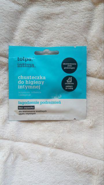 Tołpa Intima, Chusteczki do higieny intymnej, Łagodzenie podrażnień