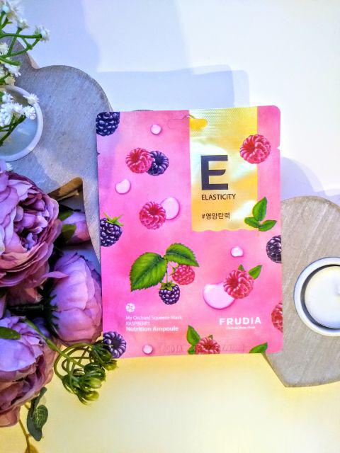 Frudia Maska do twarzy w płacie, My Orchard Squeeze Mask, Raspberry