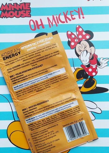 Marion Korean Energy, Rytuał oczyszczenia, Peeling do twarzy, Intensywnie oczyszczający, Olej z liści eukaliptusa i węgiel aktywny