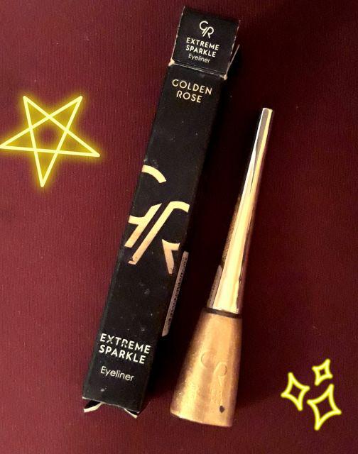 Brokatowy eyeliner Golden Rose