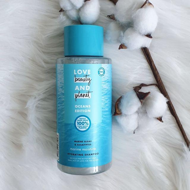 Love Beauty and Planet Szampon, Ocean eddition, Marine Hydration Algi morskie i eukaliptus