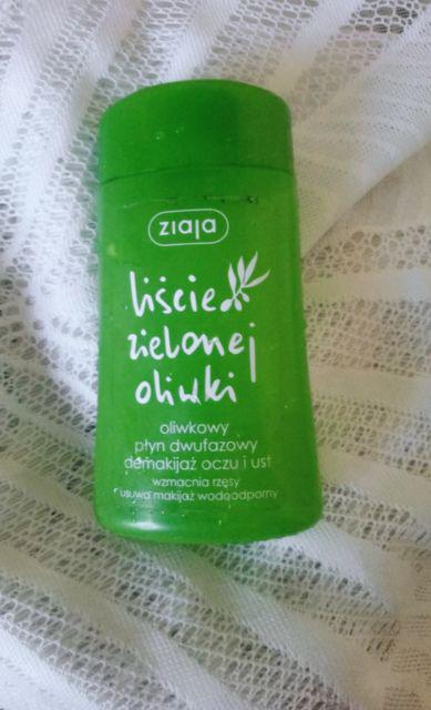Ziaja Liście zielonej oliwki, Płyn oliwkowy, Dwufazowy demakijaż oczu i ust