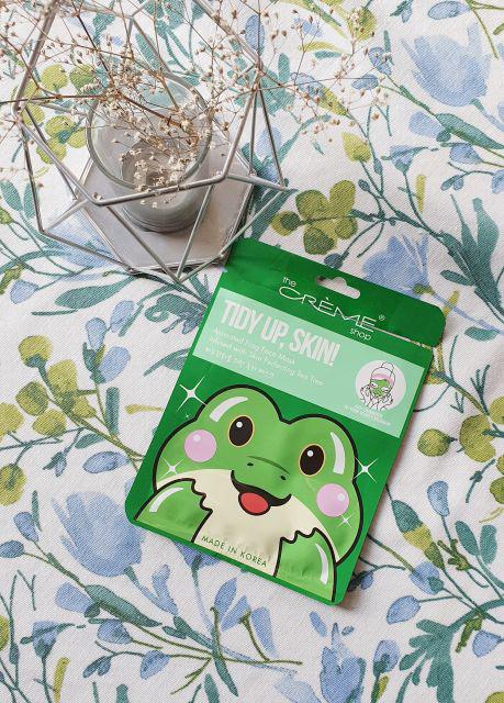 The Creme Shop Maska do twarzy w płacie, Tidy Up, Skin!, Z ekstraktem z drzewa herbacianego