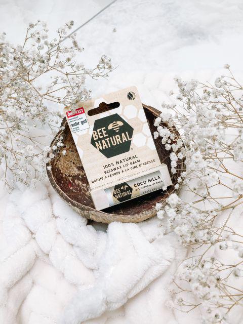 Pomadka ochronna do ust, Kokos i wanilia | Bee Natural 