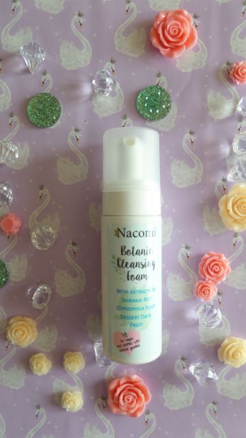 Nacomi Pianka do mycia twarzy, Botaniczna, Botanic Cleansing Foam, Extract of Shikaki Nut, Gypsophila Root and Dessert Date Fruit