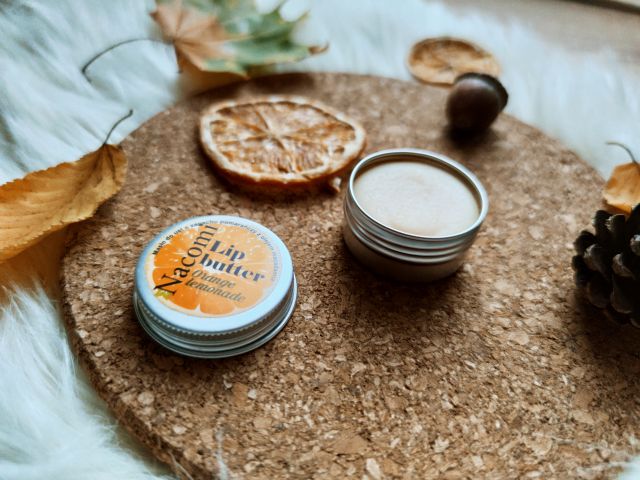 Nacomi Masło do ust, O zapachu pomarańczy z olejem macadamia