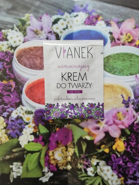 Sylveco Vianek, Krem do twarzy na noc, Seria fioletowa, Wzmacniający