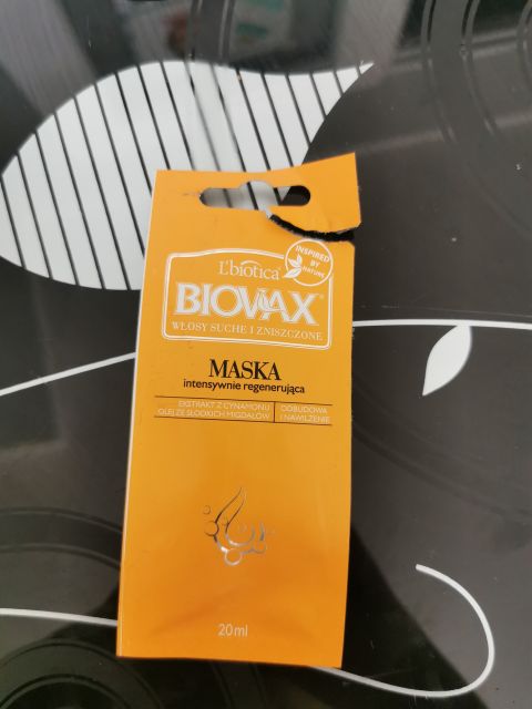 L'biotica Biovax, Intensywnie regenerująca maseczka do włosów, Włosy suche i zniszczone