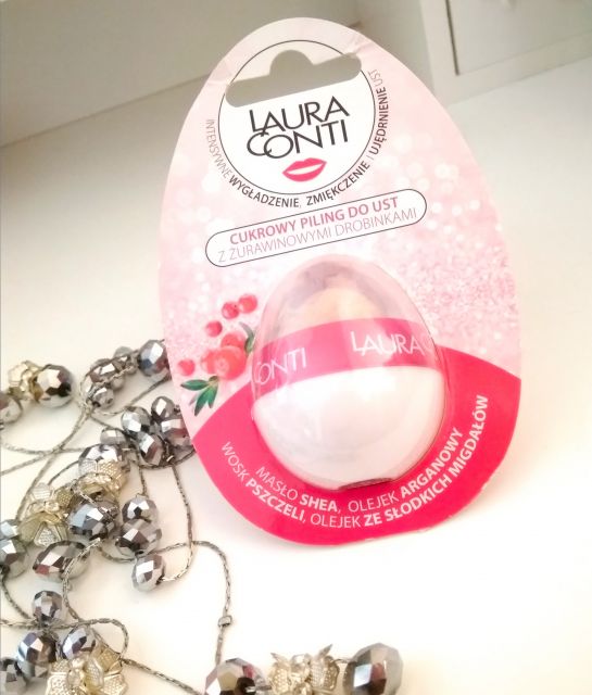 Laura Conti Cukrowy peeling do ust, Strawberry Sugar Lip Peeling, Truskawka