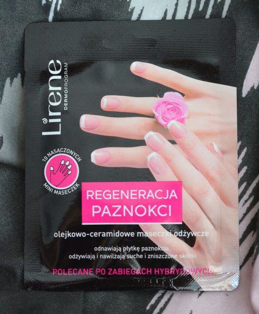 Lirene 10 nasączonych mini maseczek, olejkowo-ceramidowe maseczki odżywcze