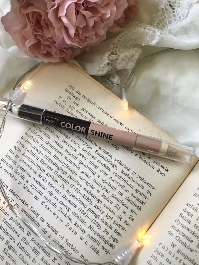 Wibo Color Shine, 2w1, Konturówka i cień rozświetlający do oczu