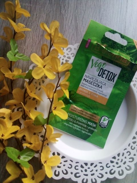 Recenzja - Bielenda Vege Detox, Maseczka do twarzy, Nawilżająca, Brokuł & dynia
