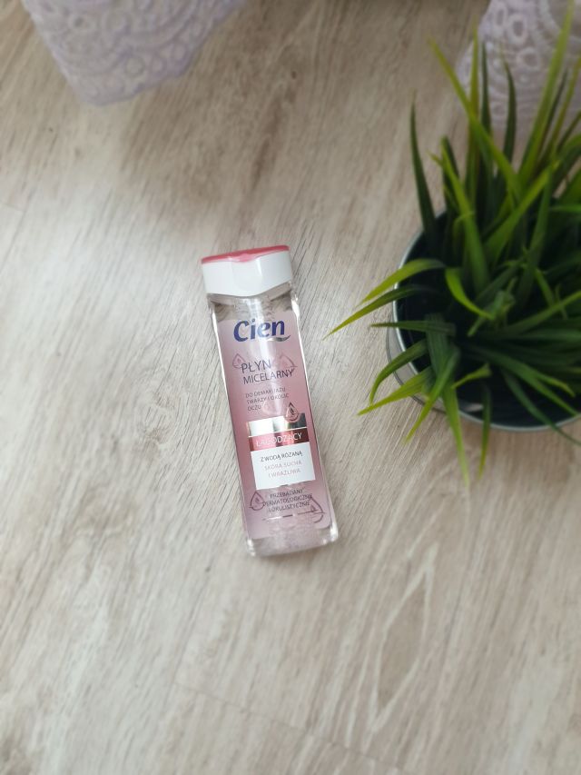 Cien Płyn micelarny do demakijażu, Łagodzący, Woda różana, Skóra sucha i wrażliwa