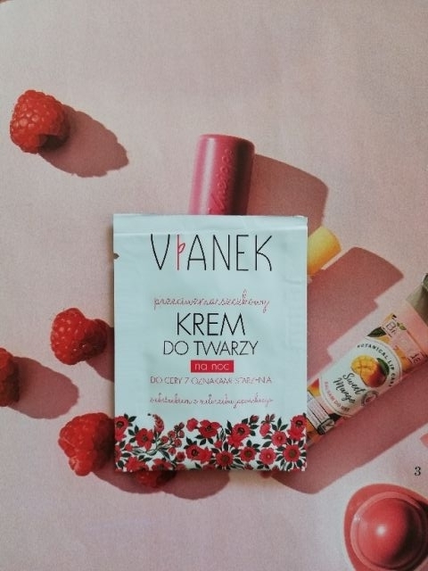 Sylveco Vianek, Krem do twarzy na noc, Seria czerwona, Przeciwzmarszkowy