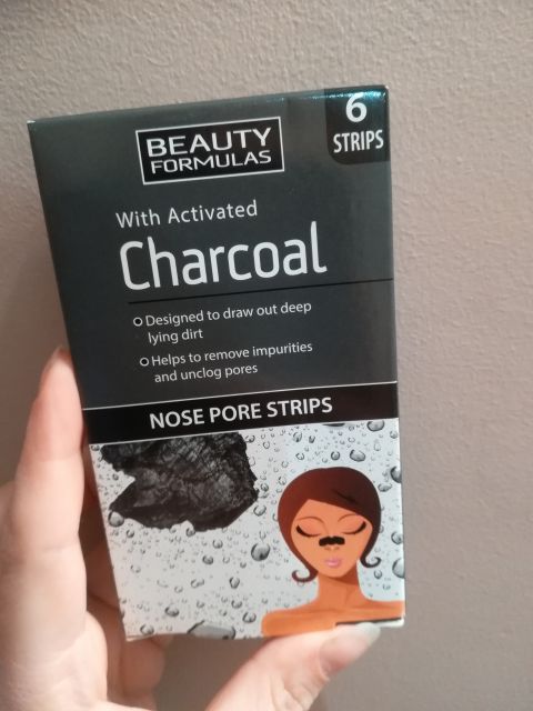 Beauty Formulas Plastry na nos, Głęboko oczyszczające, Węgiel aktywny