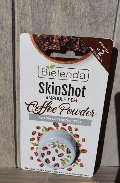 Bielenda Skin Shot, Ampoule Peel, Peeling drobnoziarnisty, Coffee Powder