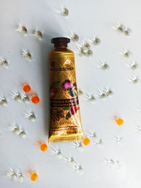 Yves Rocher Krem do rąk, Olej arganowy i róża