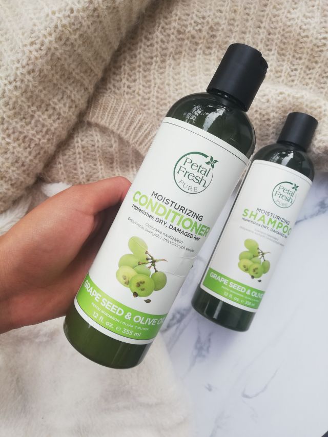 Petal Fresh Odżywka do włosów, Nawilżenie, Pestki winogron i oliwa z oliwek