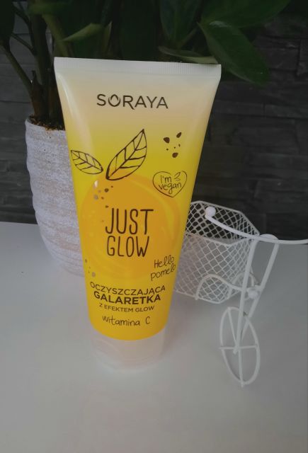 Soraya Just Glow, Galaretka do mycia twarzy, Oczyszczająca, Z efektem glow