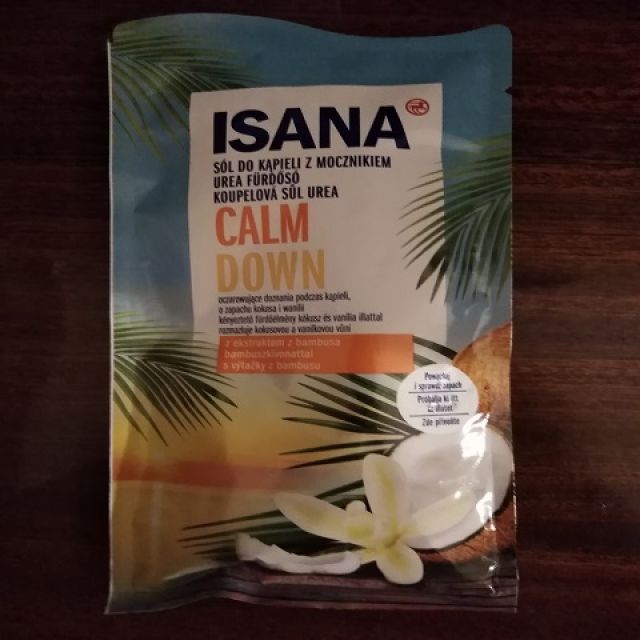 Isana Sól do kąpieli, Calm Down, Kokos i wanilia, Z mocznikiem